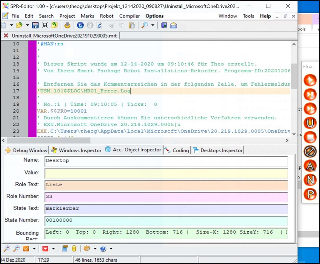 SPR Editor Interface