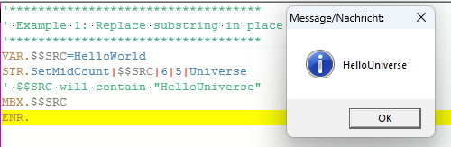 Replace substring by count